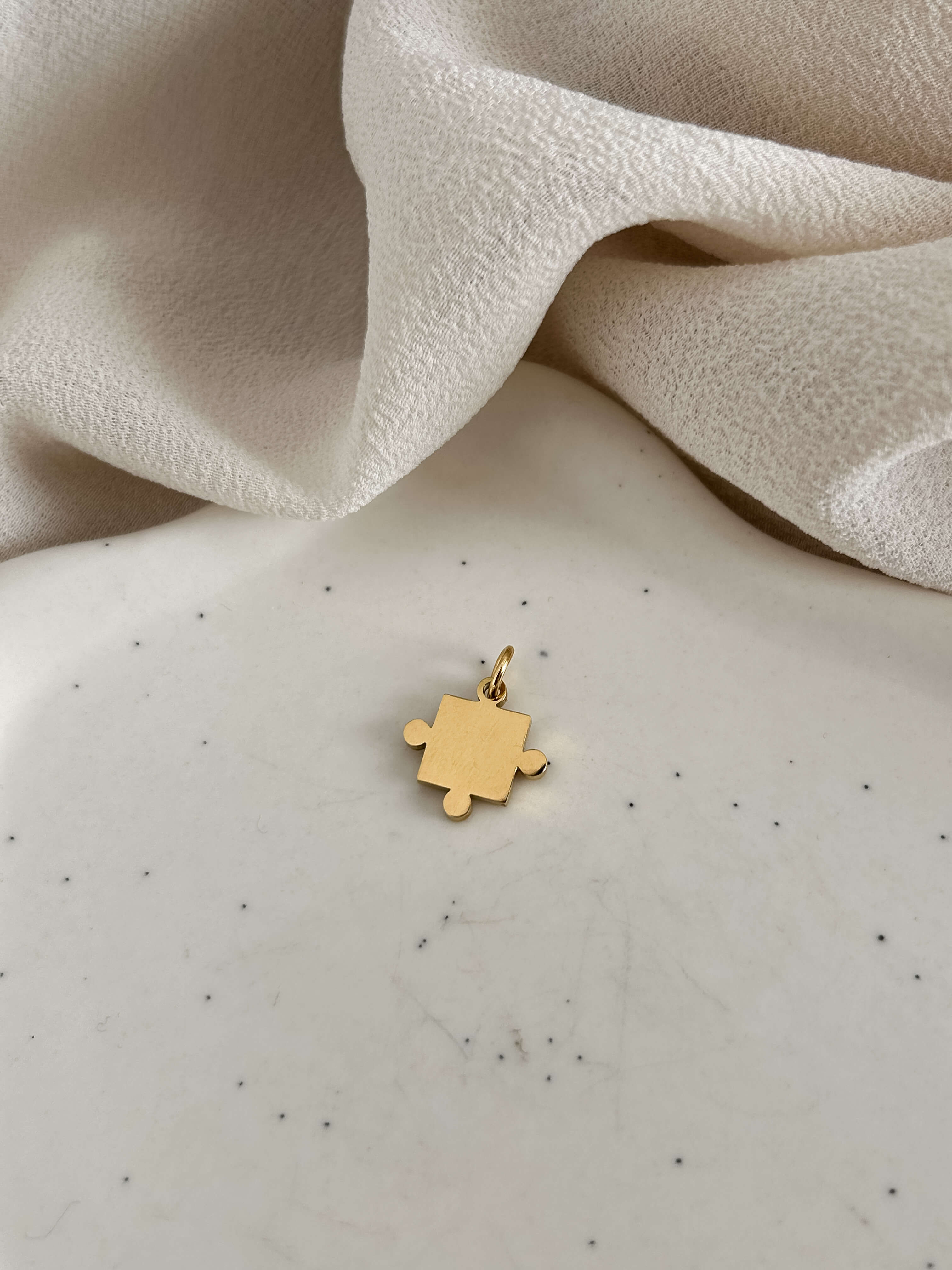 CIONDOLINO “Puzzle” - acciaio