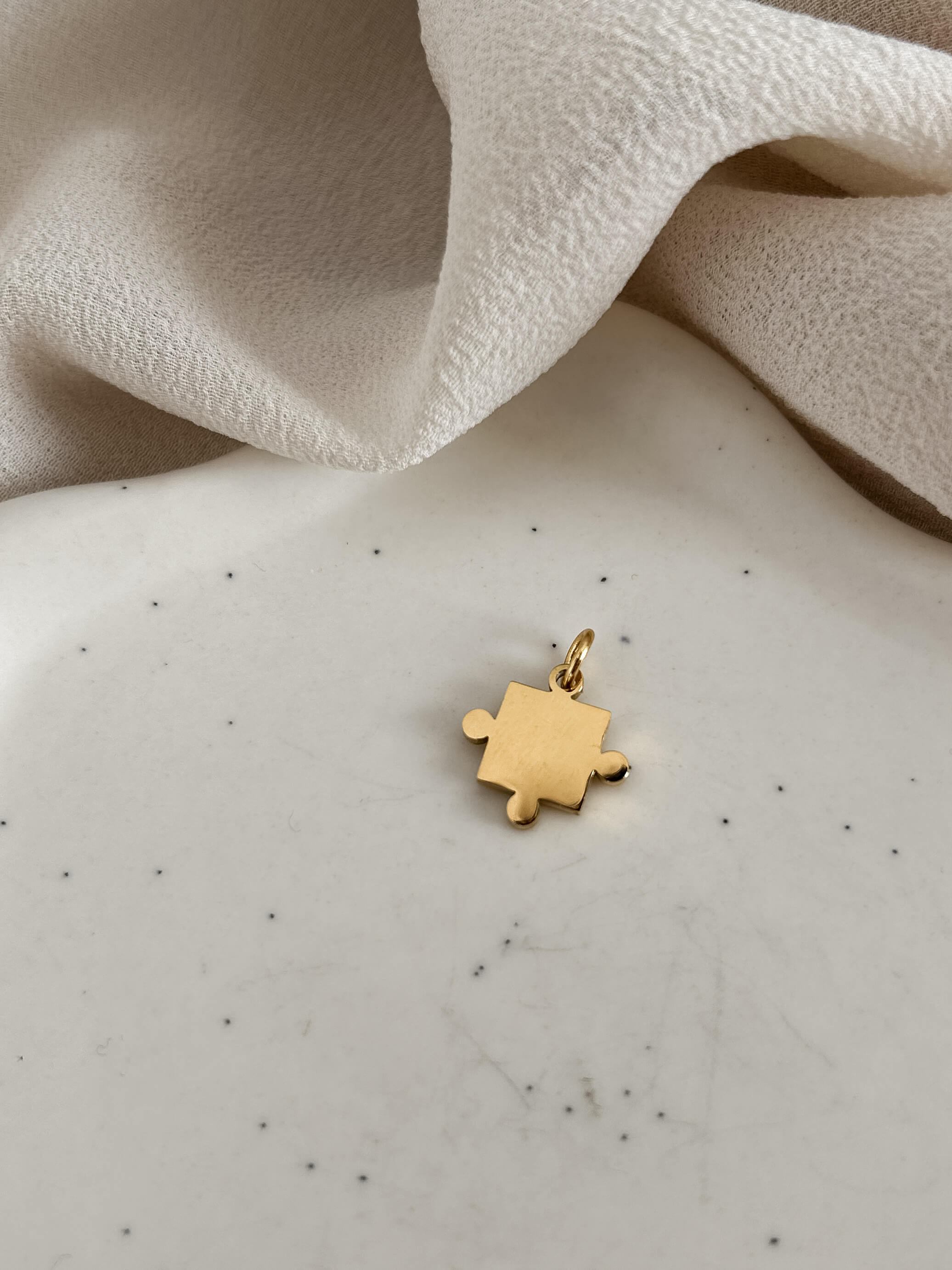 CIONDOLINO “Puzzle” - acciaio