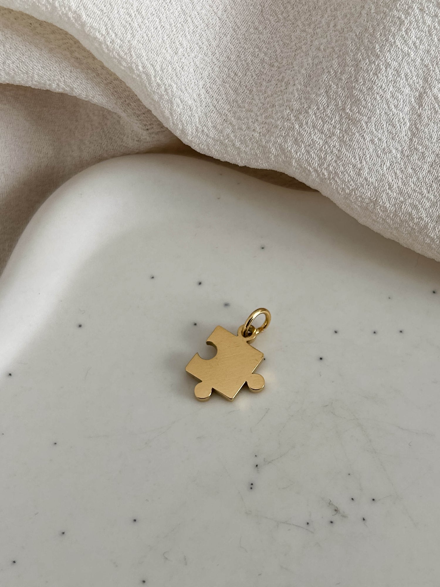 CIONDOLINO “Puzzle” - acciaio