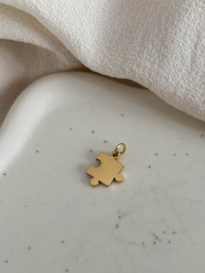 CIONDOLINO “Puzzle” - acciaio