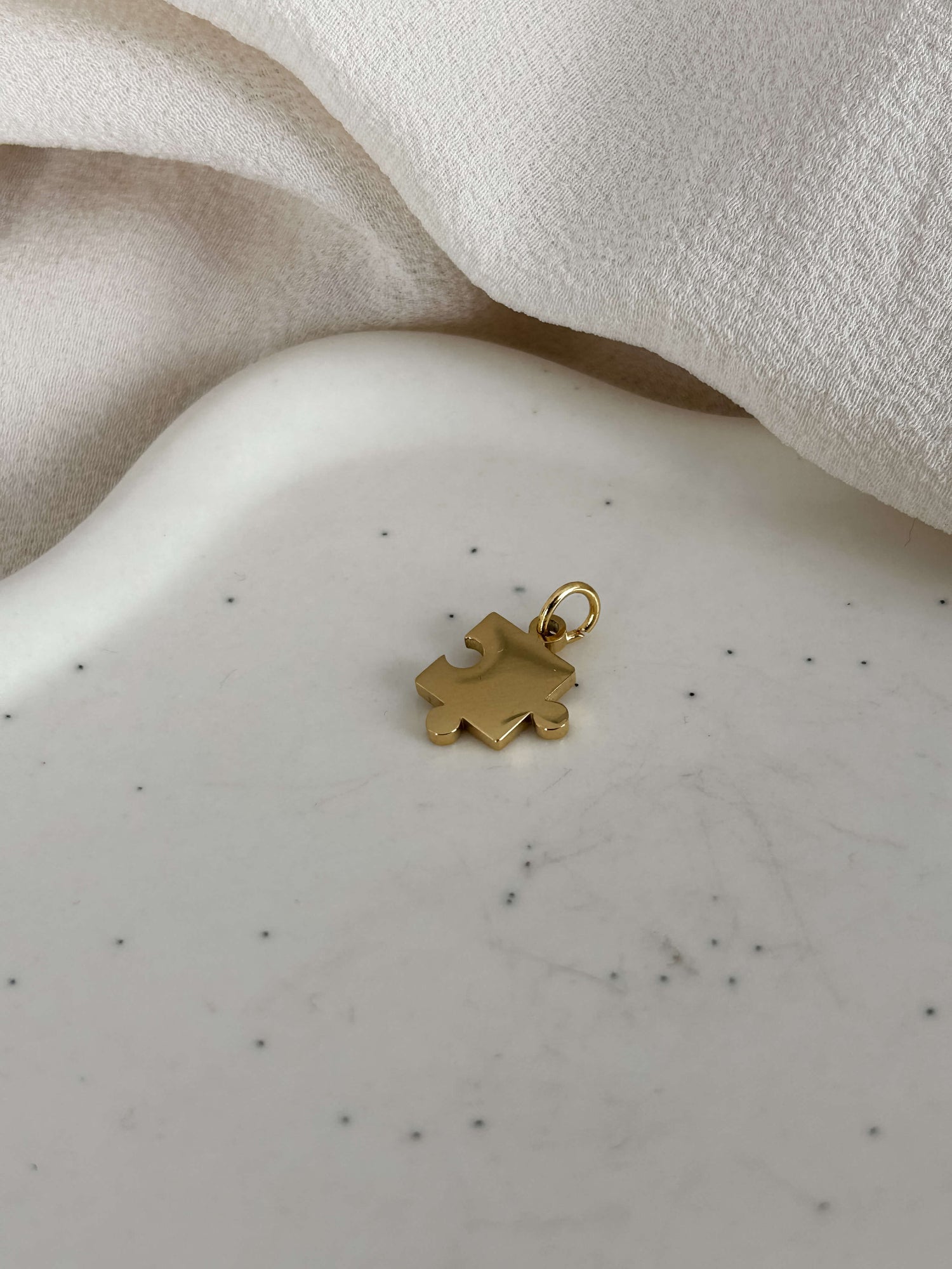 CIONDOLINO “Puzzle” - acciaio